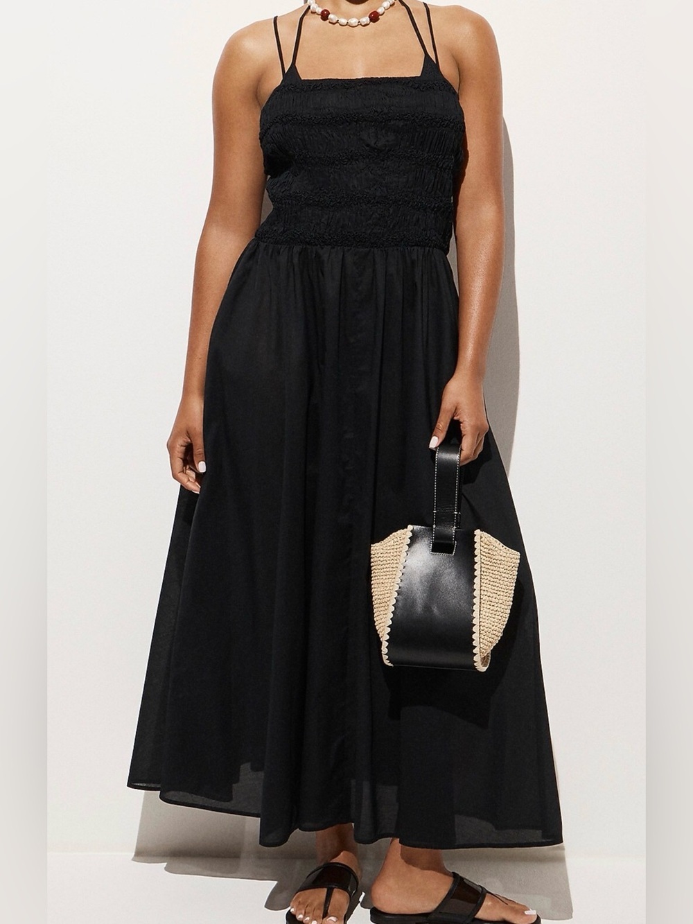 J. Crew Black Maxi Dress S - Picture 3 of 3